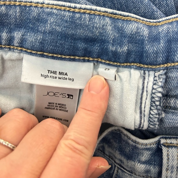 New! Joes Jeans MIA High Rise Wide Leg Jeans Womens Size 29 - Picture 12 of 15